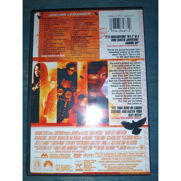 Mission Impossible 2 DVD - Picture 2 of 4